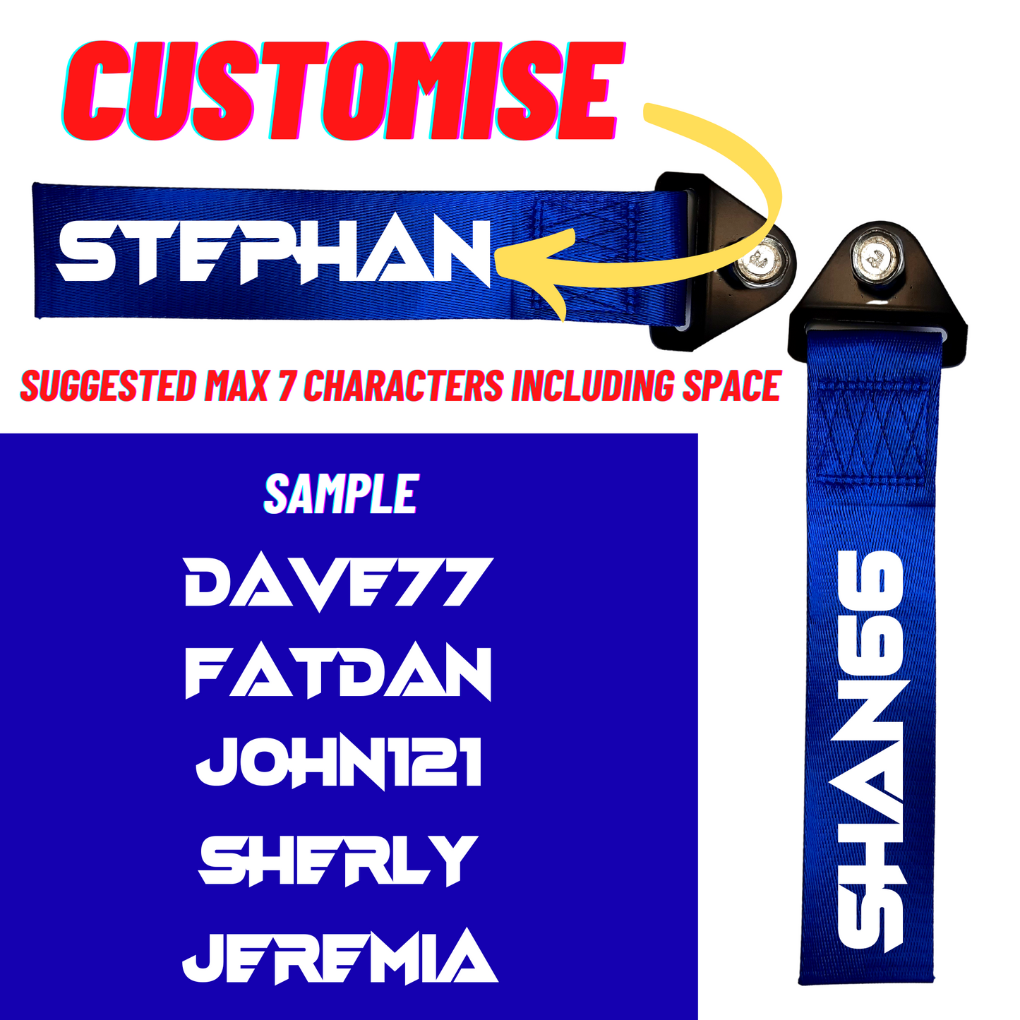Custom Tow Strap