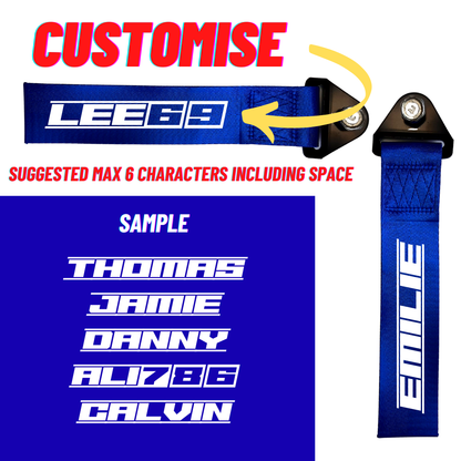 Custom Tow Strap