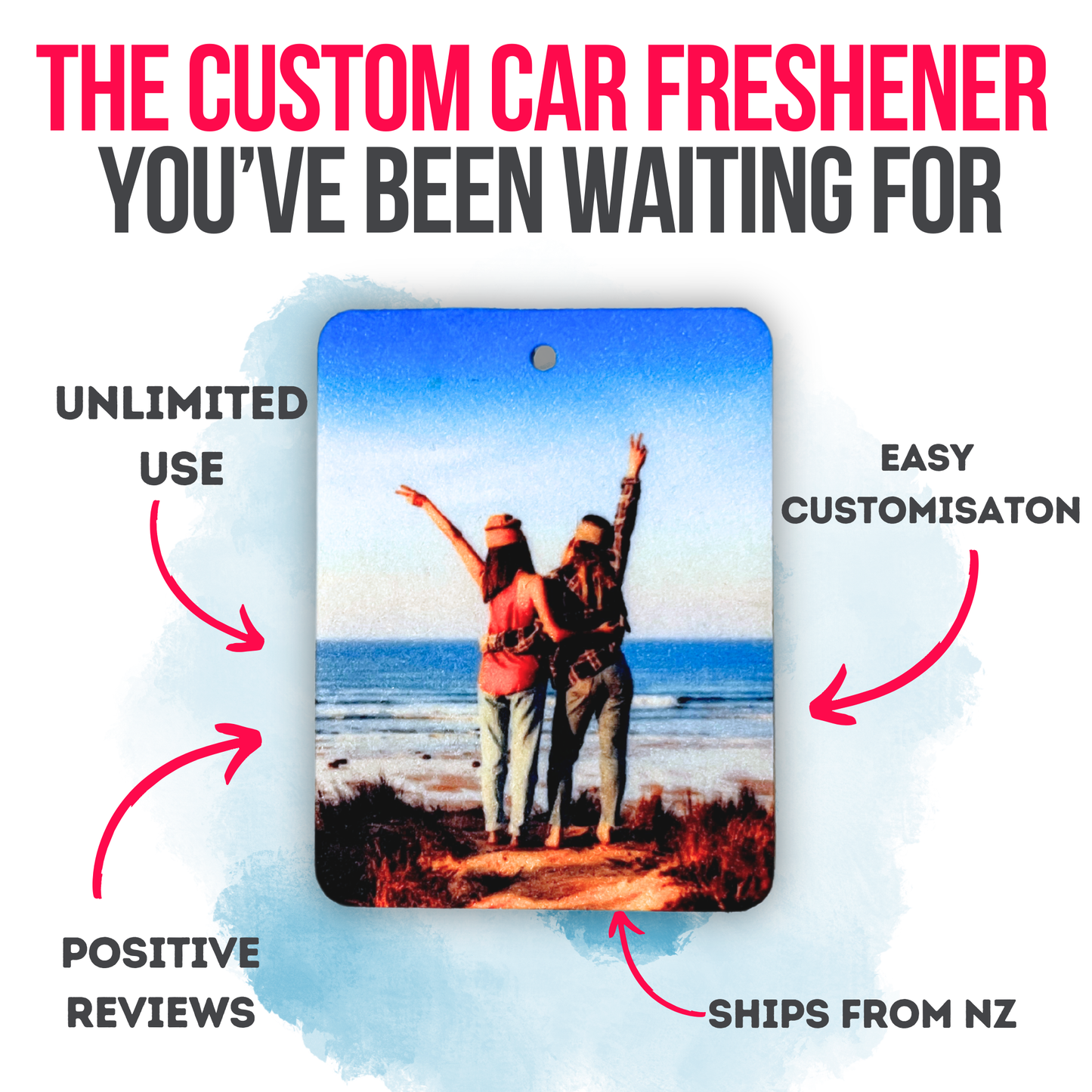 New Zealand custom car air freshener