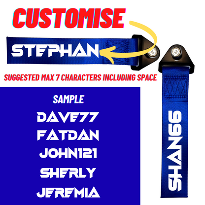 Custom Tow Strap